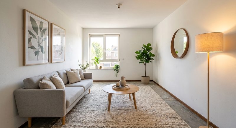 Zařízený byt po stagingu